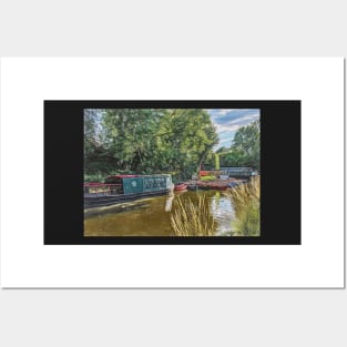 Moored Boats At Odiham Art Posters and Art